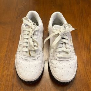 Puma Cali court white sneakers 7